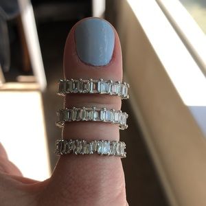 3 crystal rings